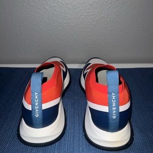 GIVENCHY Spectre Three-toned Low-top Sneakers In Orange